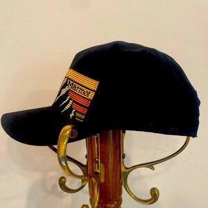 MARMOT BLACK TRUCKER HAT